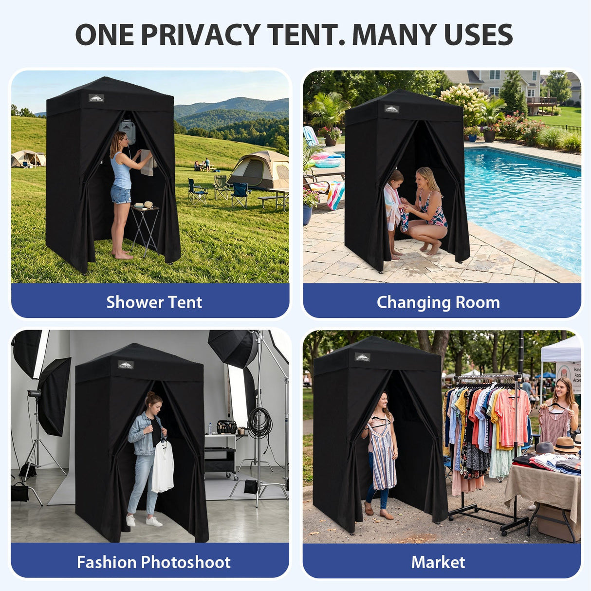 Flex Ultra Compact 4x4 Pop Up Changing Room Canopy - Eagle Peak®