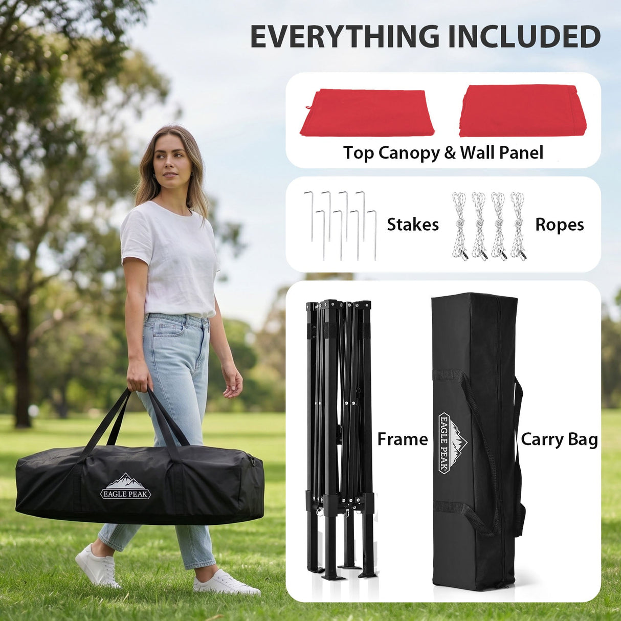 Flex Ultra Compact 4x4 Pop Up Changing Room Canopy - Eagle Peak®