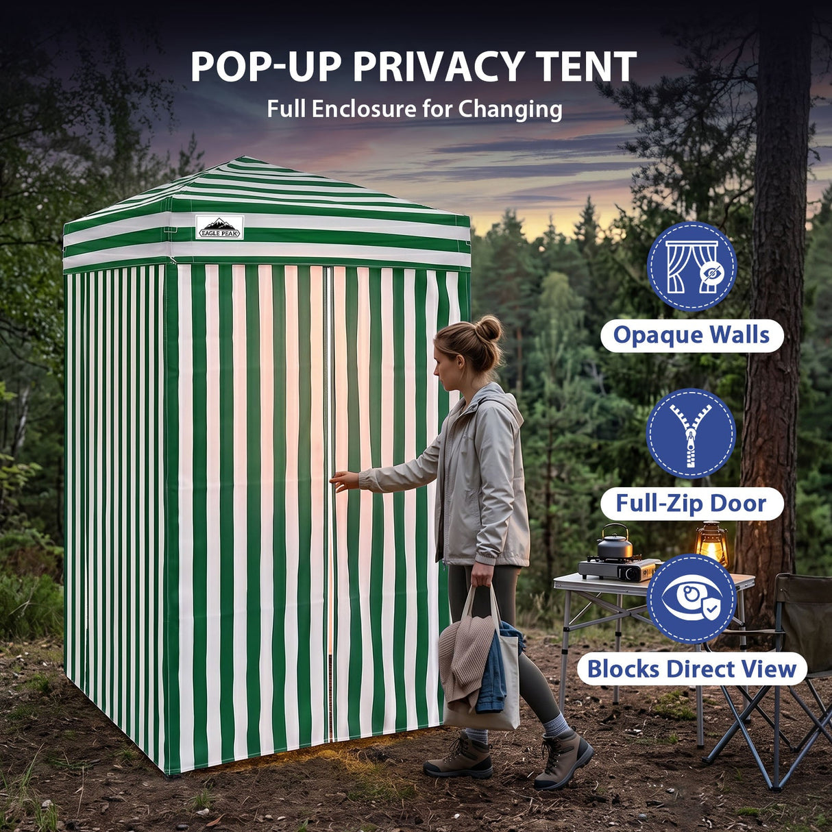 Flex Ultra Compact 4x4 Pop Up Changing Room Canopy - Eagle Peak®