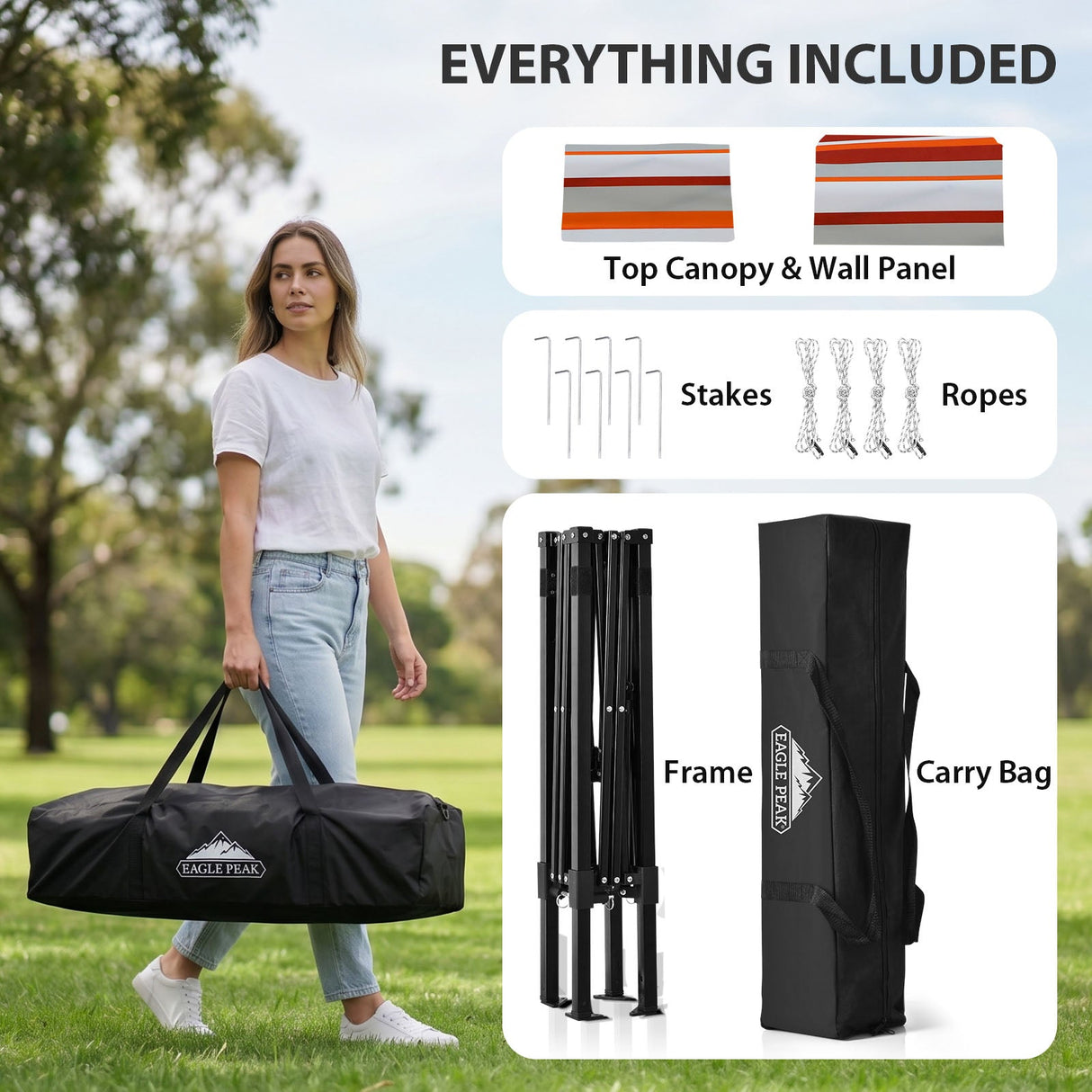 Flex Ultra Compact 4x4 Pop Up Changing Room Canopy - Eagle Peak®