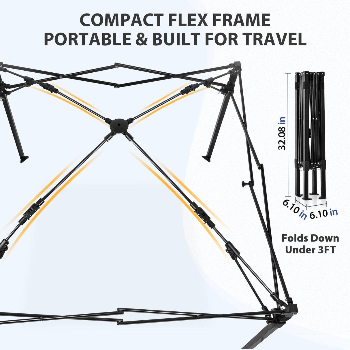 Flex Ultra Compact 4x4 Pop Up Changing Room Canopy - Eagle Peak®