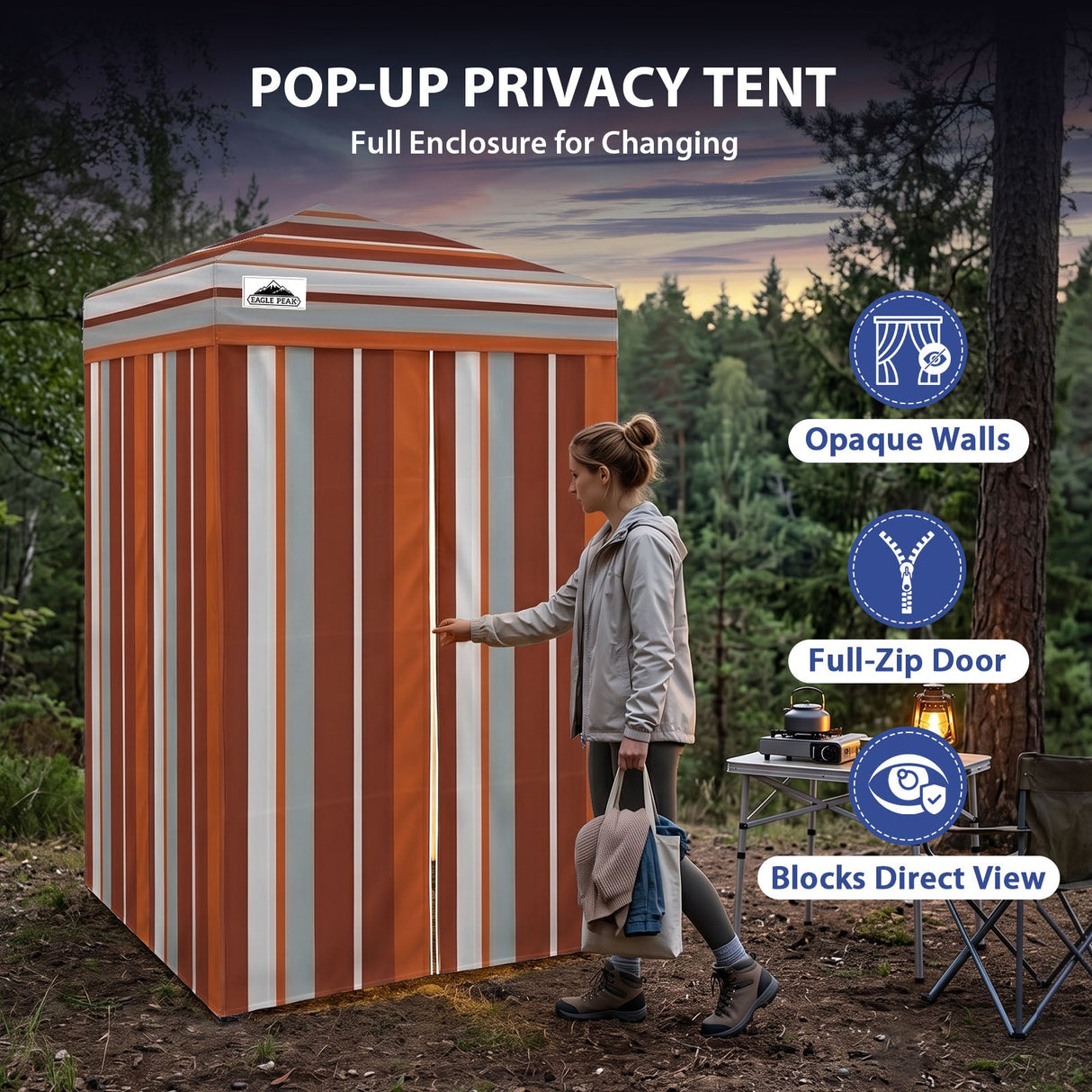 Flex Ultra Compact 4x4 Pop Up Changing Room Canopy - Eagle Peak®