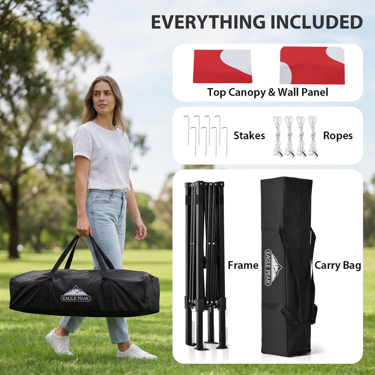 Flex Ultra Compact 4x4 Pop Up Changing Room Canopy - Eagle Peak®