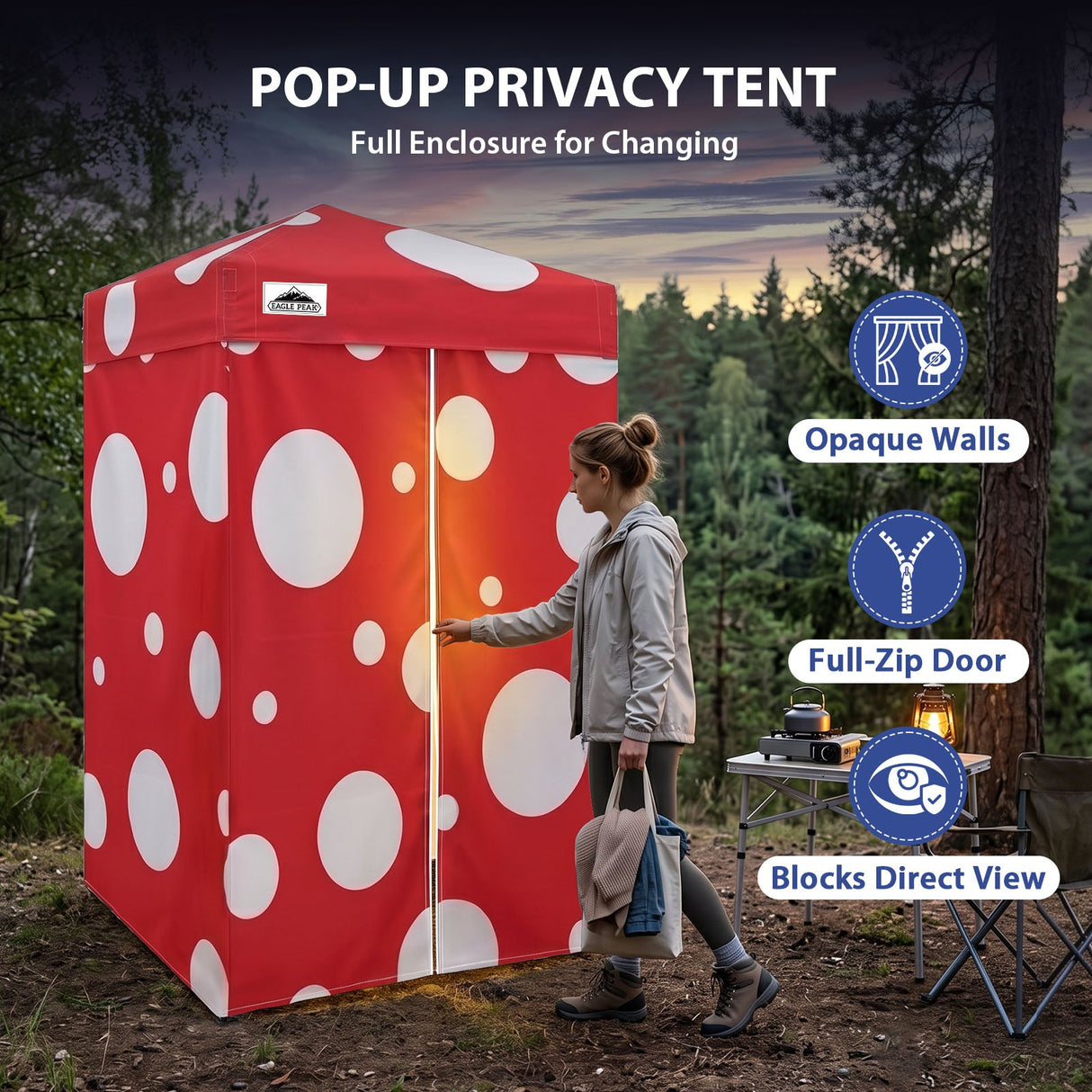 Flex Ultra Compact 4x4 Pop Up Changing Room Canopy - Eagle Peak®
