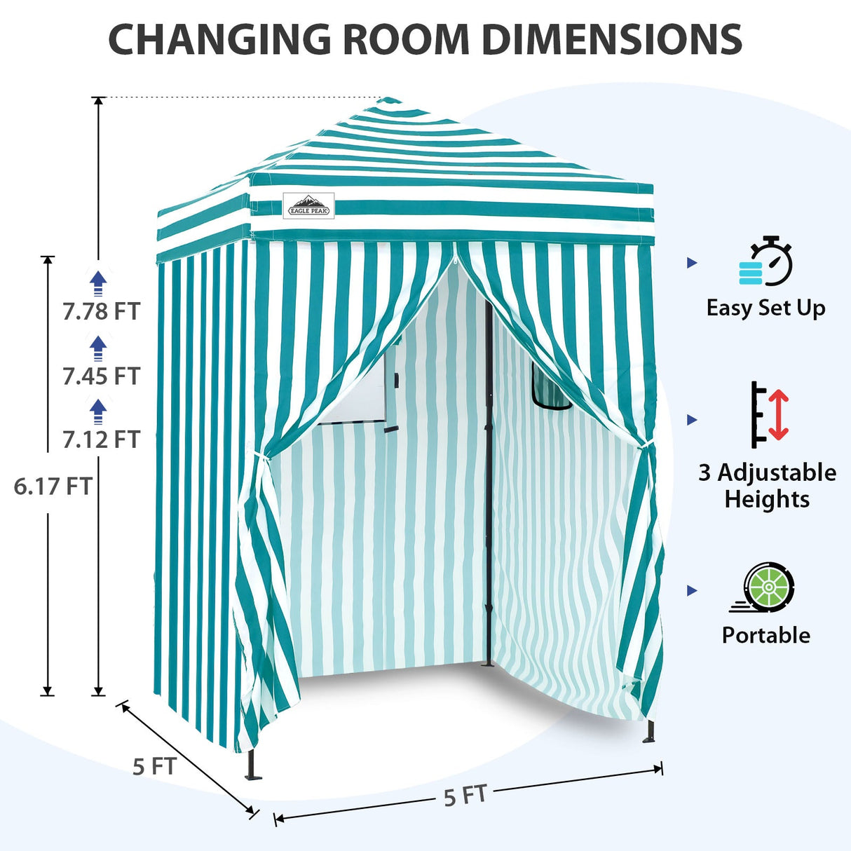 Flex Ultra Compact 5x5 Pop-up Canopy - Eagle Peak®