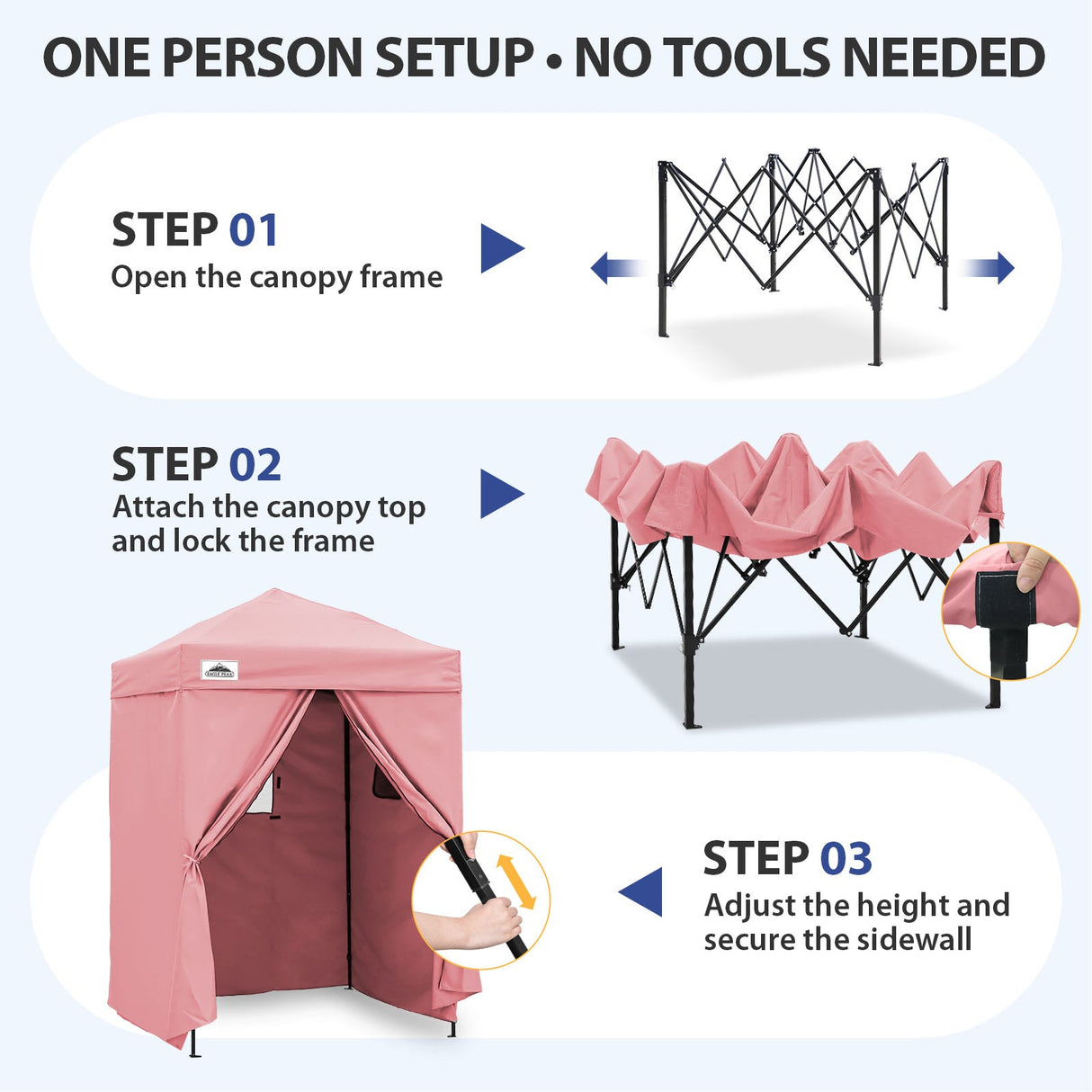 Flex Ultra Compact 5x5 Pop-up Canopy - Eagle Peak®