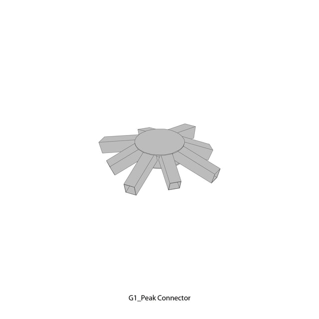 GF64MN - Part G1 Peak Connector - Eagle Peak Custom Canopy Tent