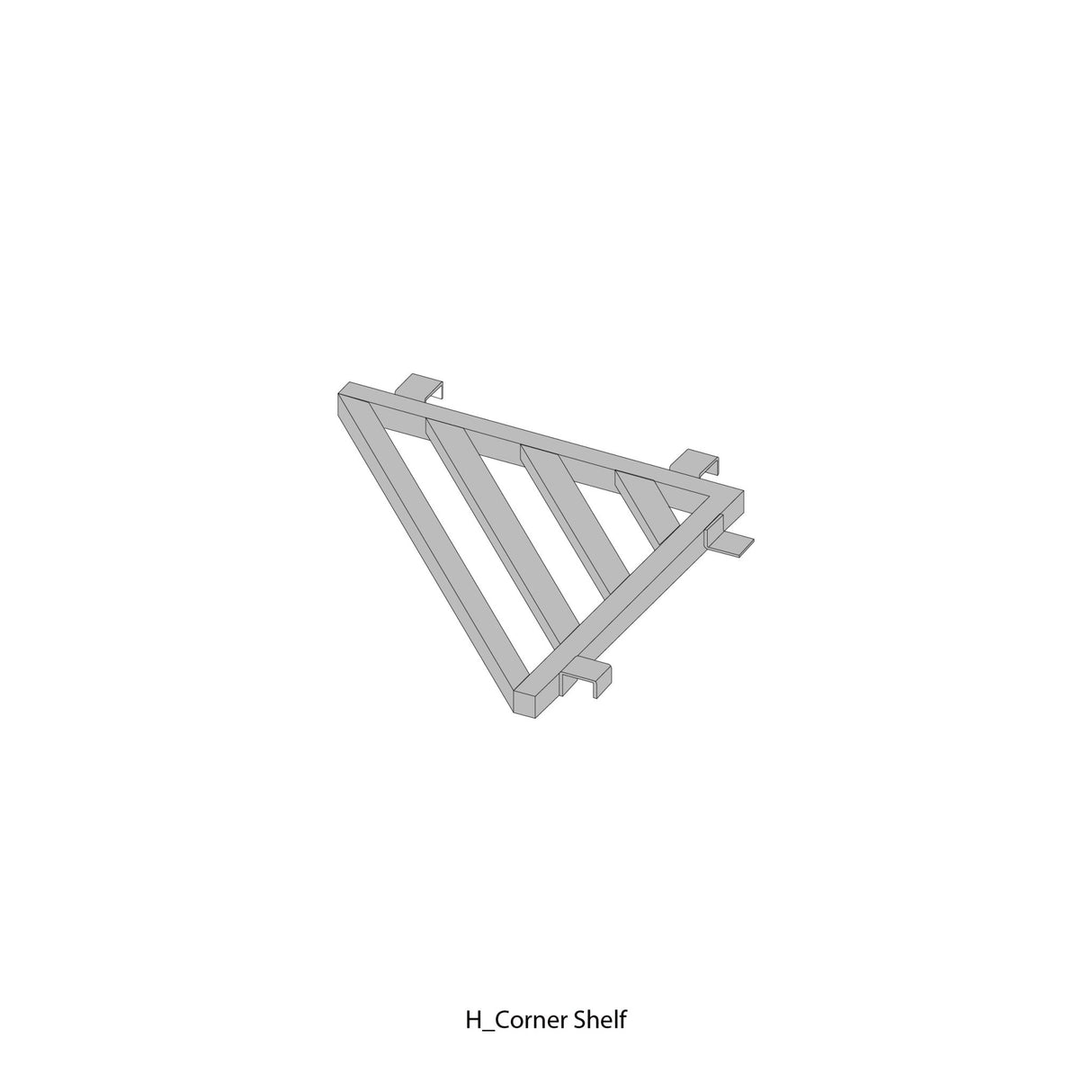 GF64MN - Part H Corner Shelf - Eagle Peak Custom Canopy Tent