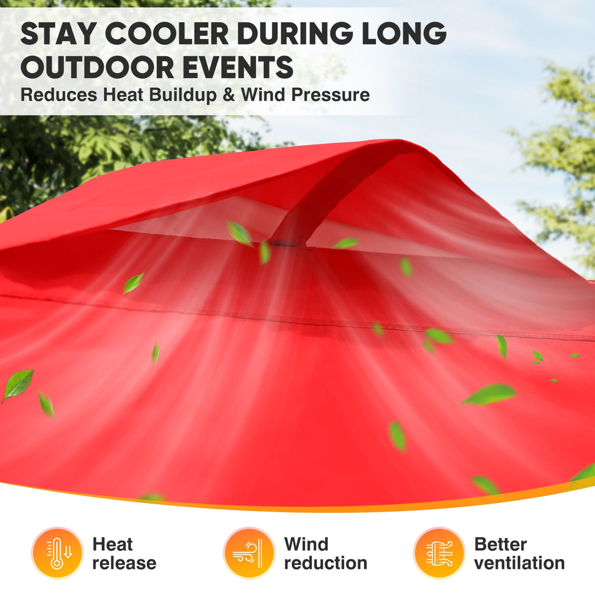 Heavy Duty 10x10 Pop Up Canopy Tent, 1 Canopy Sidewall - Eagle Peak®