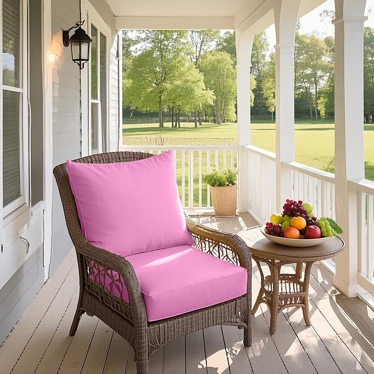 Outdoor Deep Seat Cushion Set, 25 x 25 x 5 inch, Set of 4 - Eagle Peak Custom Canopy Tent