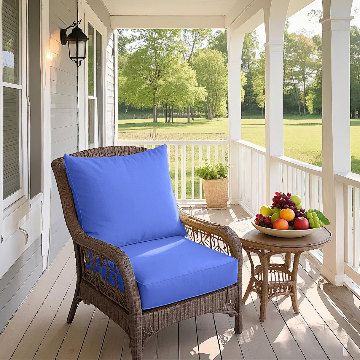 Outdoor Deep Seat Cushion Set, 25 x 25 x 5 inch, Set of 4 - Eagle Peak Custom Canopy Tent