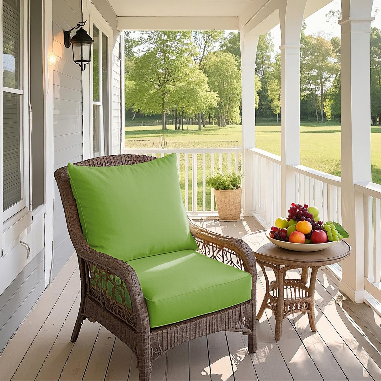 Outdoor Deep Seat Cushion Set, 25 x 25 x 5 inch, Set of 4 - Eagle Peak Custom Canopy Tent