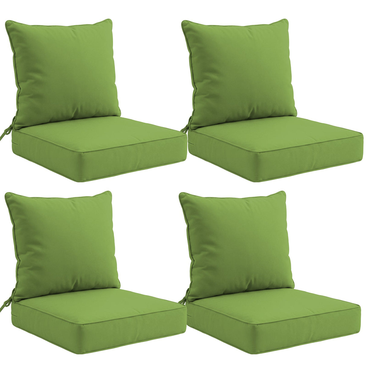 Outdoor Deep Seat Cushion Set, 25 x 25 x 5 inch, Set of 4 - Eagle Peak