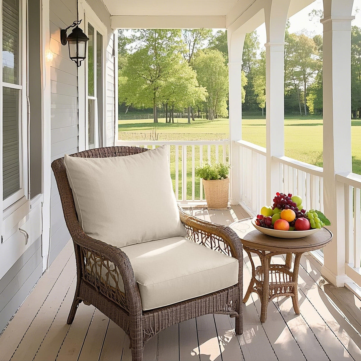 Outdoor Deep Seat Cushion Set, 25 x 25 x 5 inch, Set of 4 - Eagle Peak Custom Canopy Tent