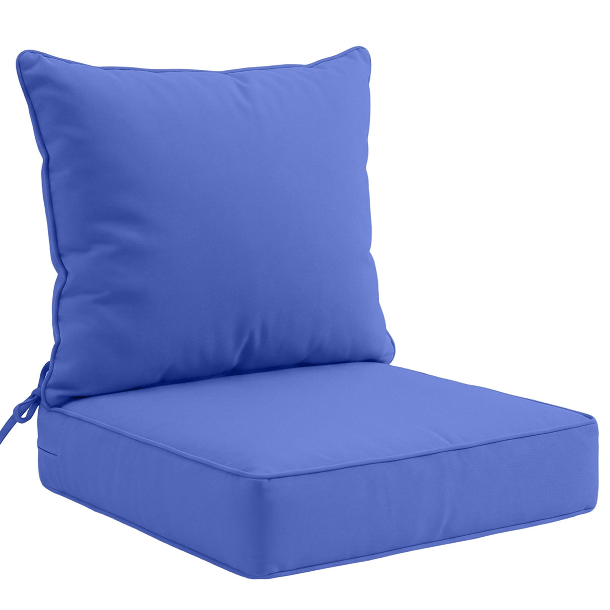 Outdoor Deep Seat Patio Seat Cushion Set, 25x25x5 inch, 2 - Piece Back Chair Cushion - Eagle Peak