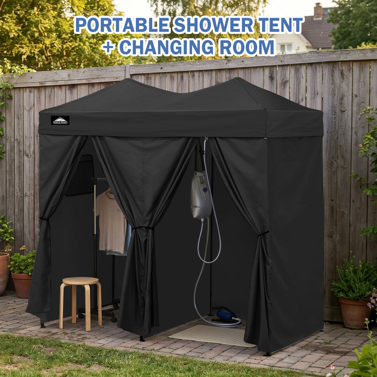 Outdoor Pop Up Changing Room 8x4 ft - Eagle Peak®