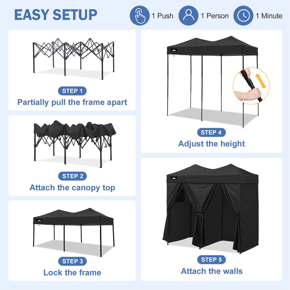 Outdoor Pop Up Changing Room 8x4 ft - Eagle Peak®