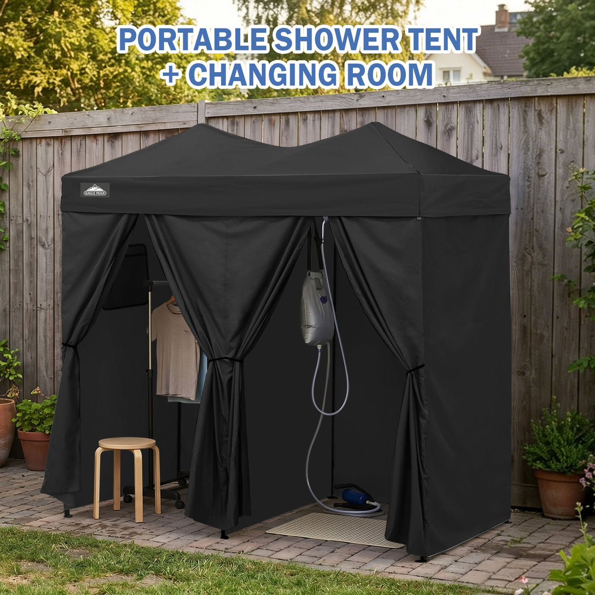 Outdoor Pop Up Changing Room 8x4 ft - Eagle Peak®
