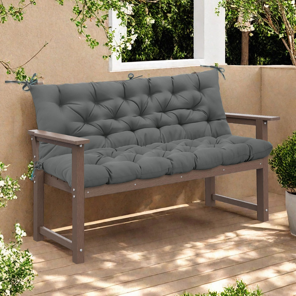 Outdoor Porch 2 - 3 Seater Swing Cushion,59"x43" - Eagle Peak Custom Canopy Tent