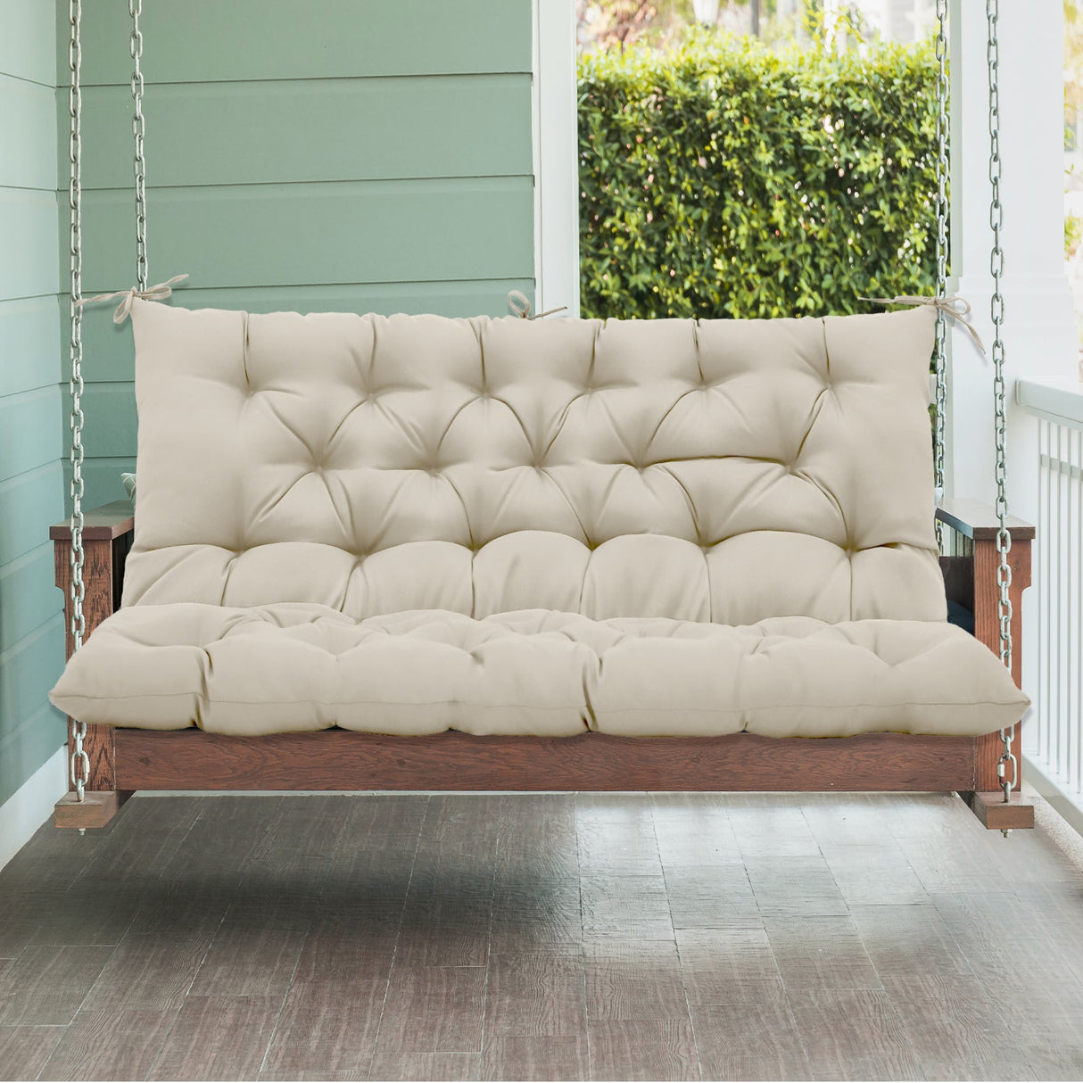 Outdoor Porch 2 - 3 Seater Swing Cushion,59"x43" - Eagle Peak Custom Canopy Tent