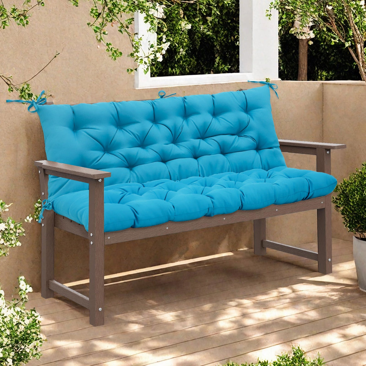 Outdoor Porch 2 - 3 Seater Swing Cushion,59"x43" - Eagle Peak Custom Canopy Tent