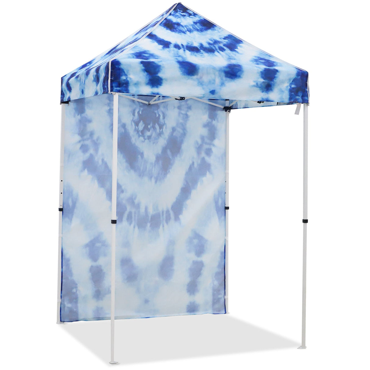 Pop up Canopy 5x5 with One Removable Sunwall, Carry Bag Included - Eagle Peak Custom Canopy Tent