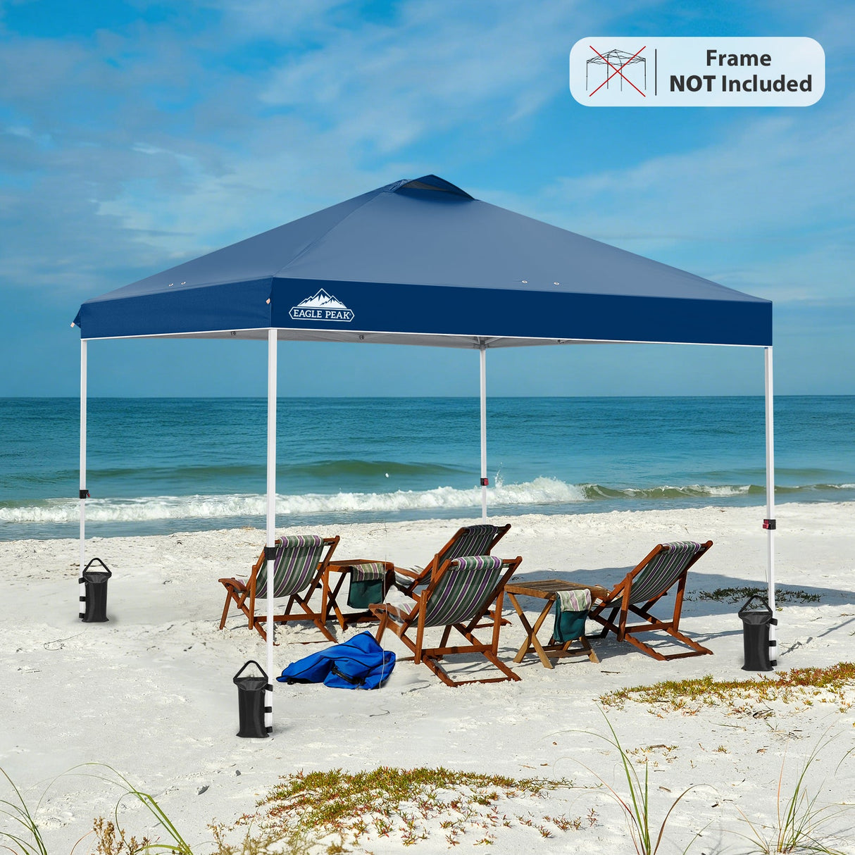 Replacement Canopy Cover with Air Vent for 10x10 Pop Up Canopy Tent, Top Only - Eagle Peak Custom Canopy Tent