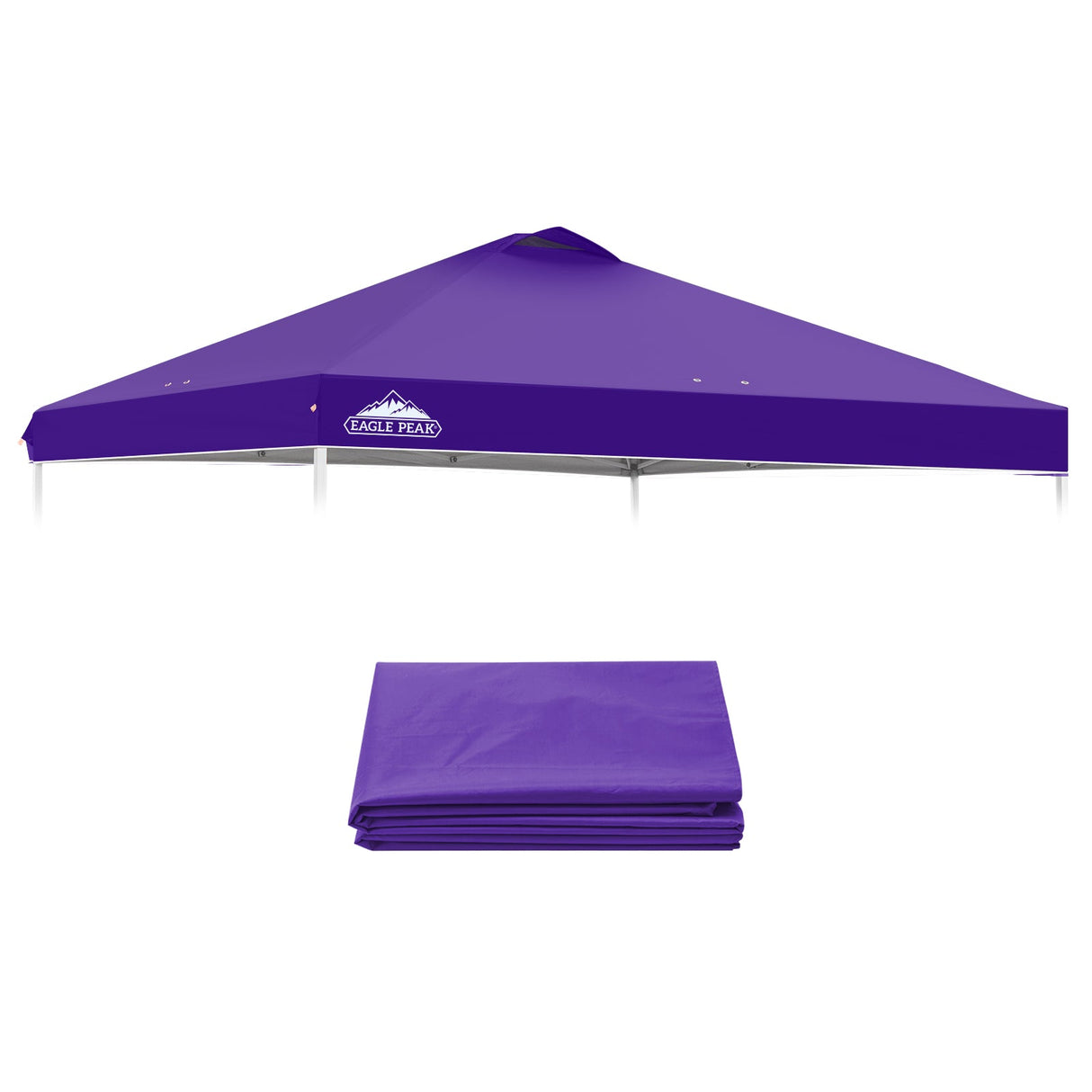 Replacement Canopy Cover with Air Vent for 10x10 Pop Up Canopy Tent, Top Only - Eagle Peak Custom Canopy Tent
