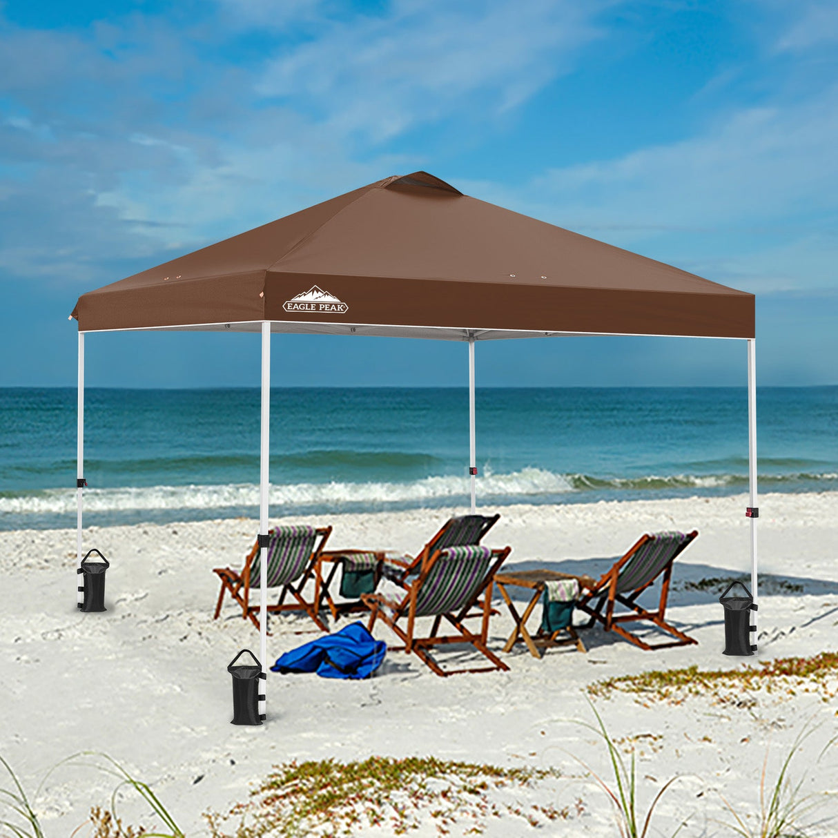 Replacement Canopy Cover with Air Vent for 10x10 Pop Up Canopy Tent, Top Only - Eagle Peak Custom Canopy Tent