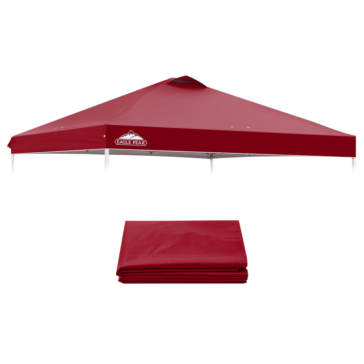 Replacement Canopy Cover with Air Vent for 10x10 Pop Up Canopy Tent, Top Only - Eagle Peak Custom Canopy Tent