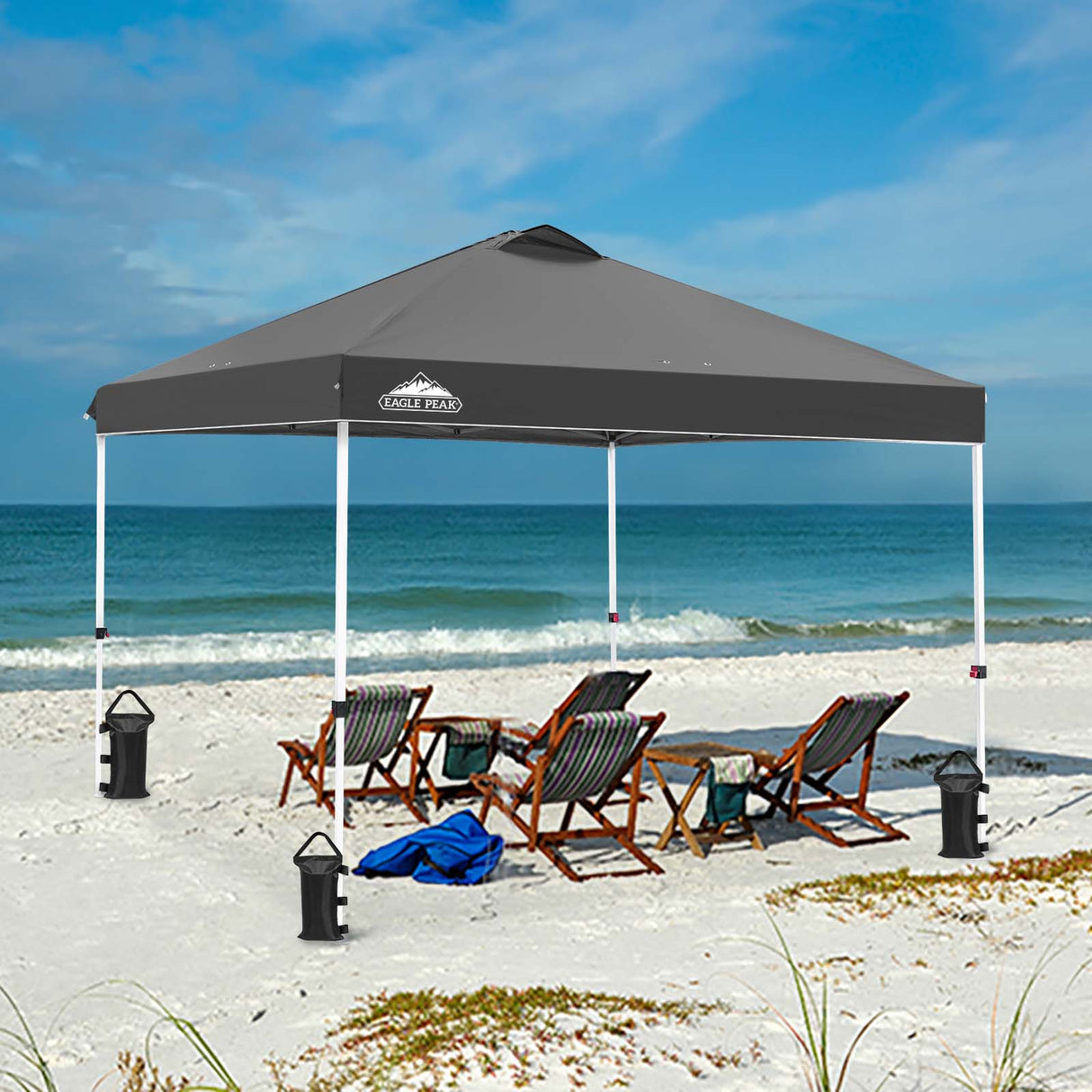 Replacement Canopy Cover with Air Vent for 10x10 Pop Up Canopy Tent, Top Only - Eagle Peak Custom Canopy Tent