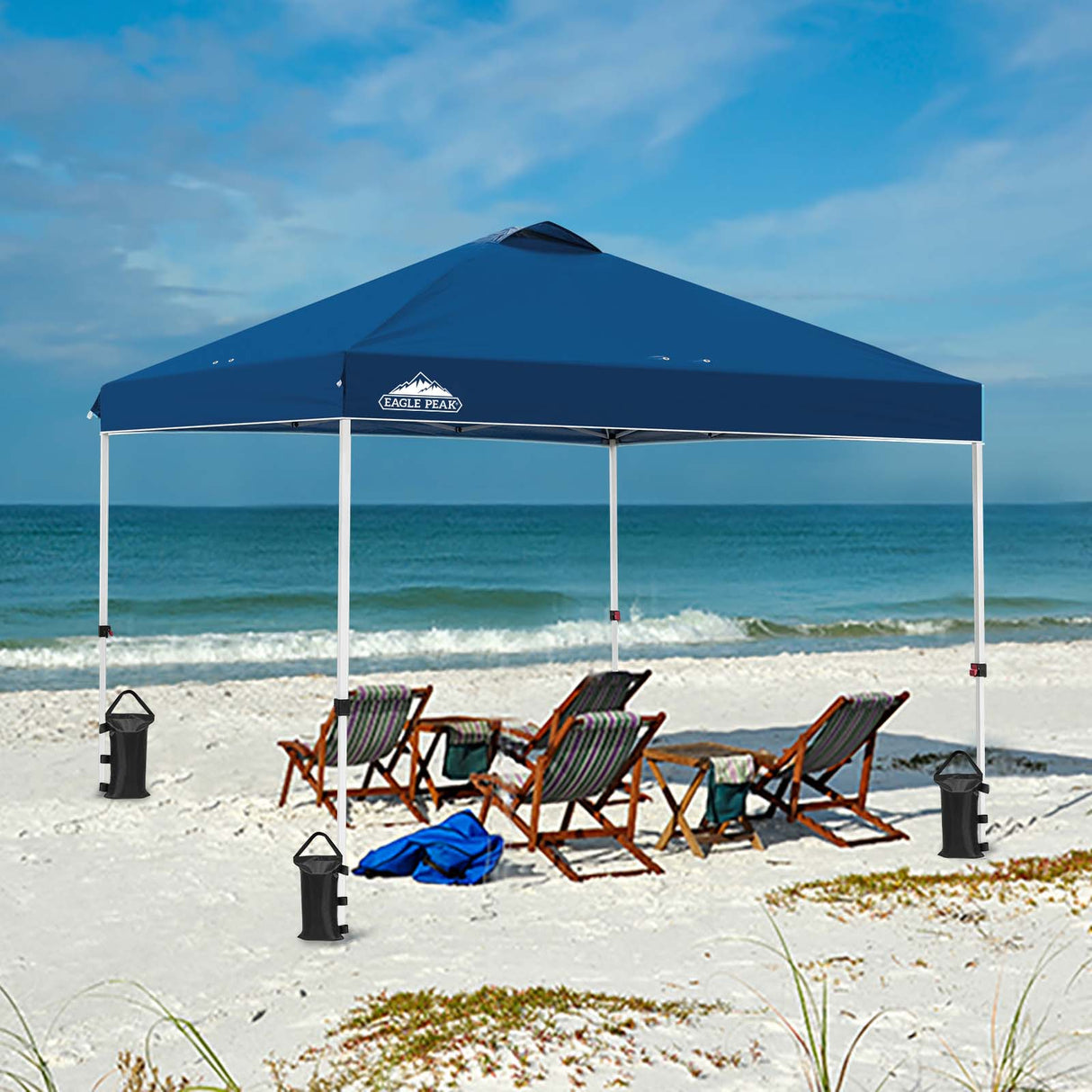 Replacement Canopy Cover with Air Vent for 10x10 Pop Up Canopy Tent, Top Only - Eagle Peak Custom Canopy Tent