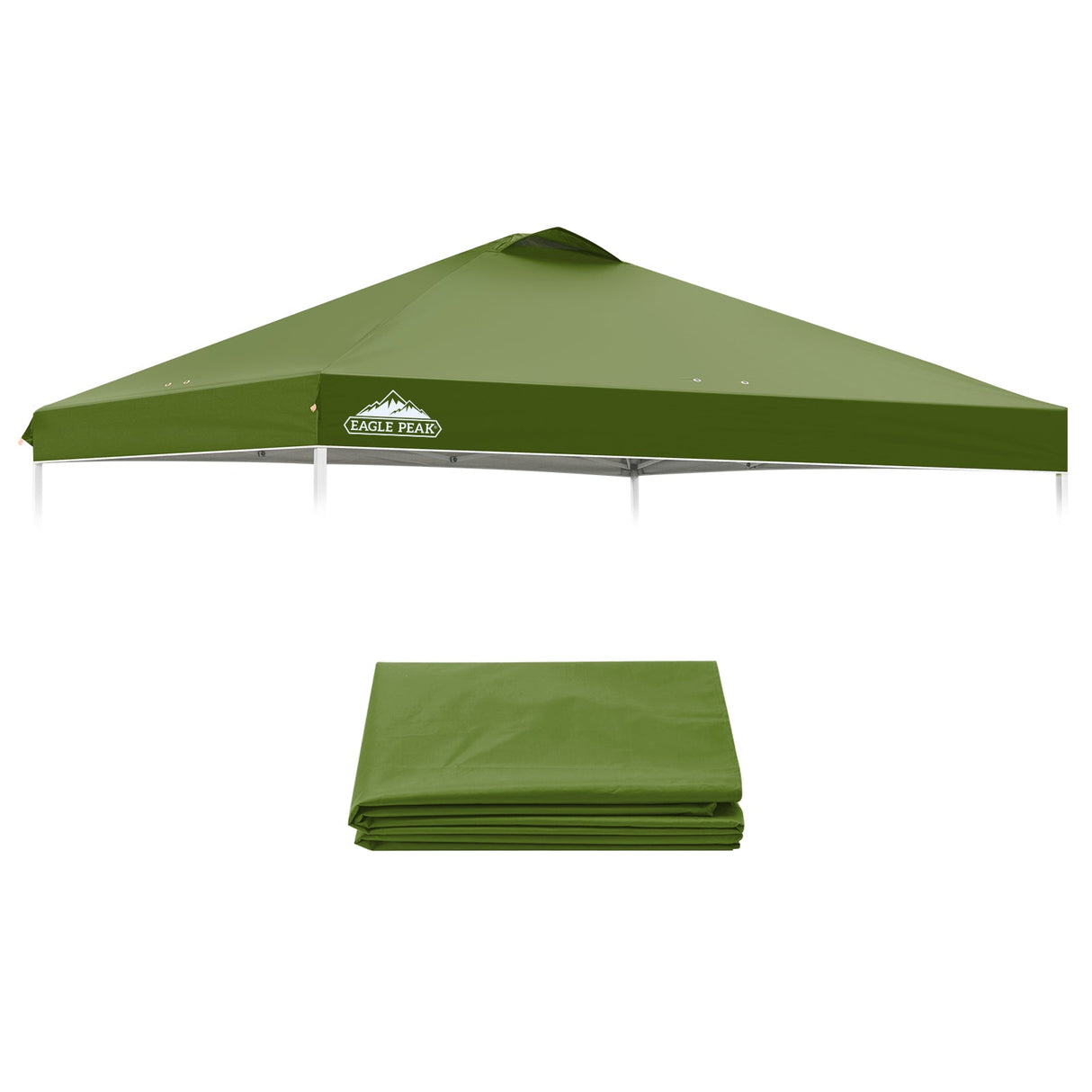 Replacement Canopy Cover with Air Vent for 10x10 Pop Up Canopy Tent, Top Only - Eagle Peak Custom Canopy Tent