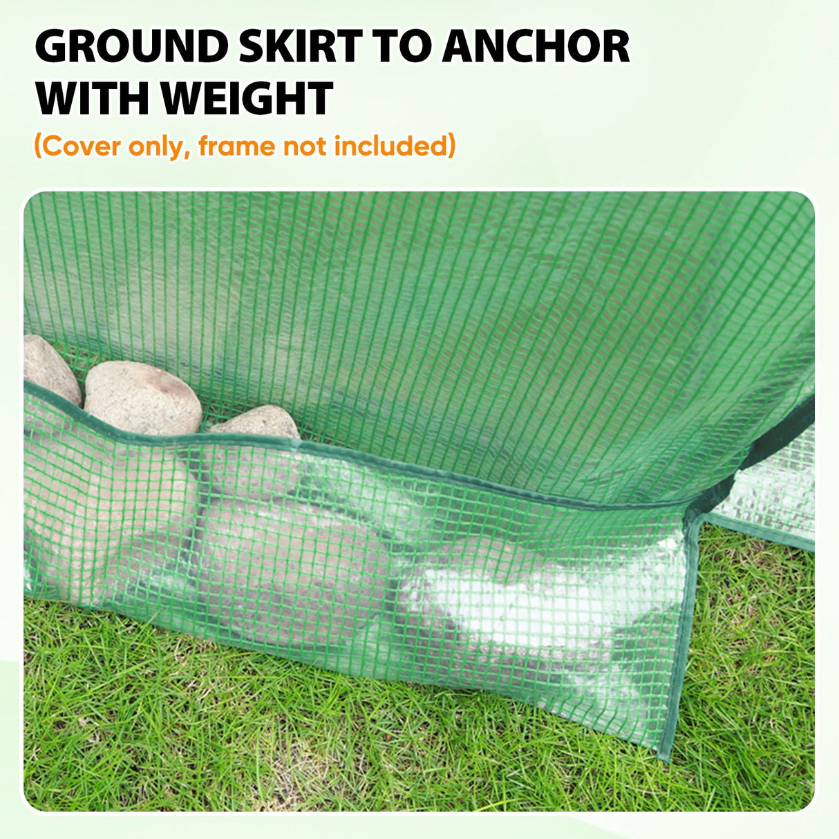 Replacement Cover for 6.6x6.6 ft Hexagon Pop up Greenhouse - Eagle Peak