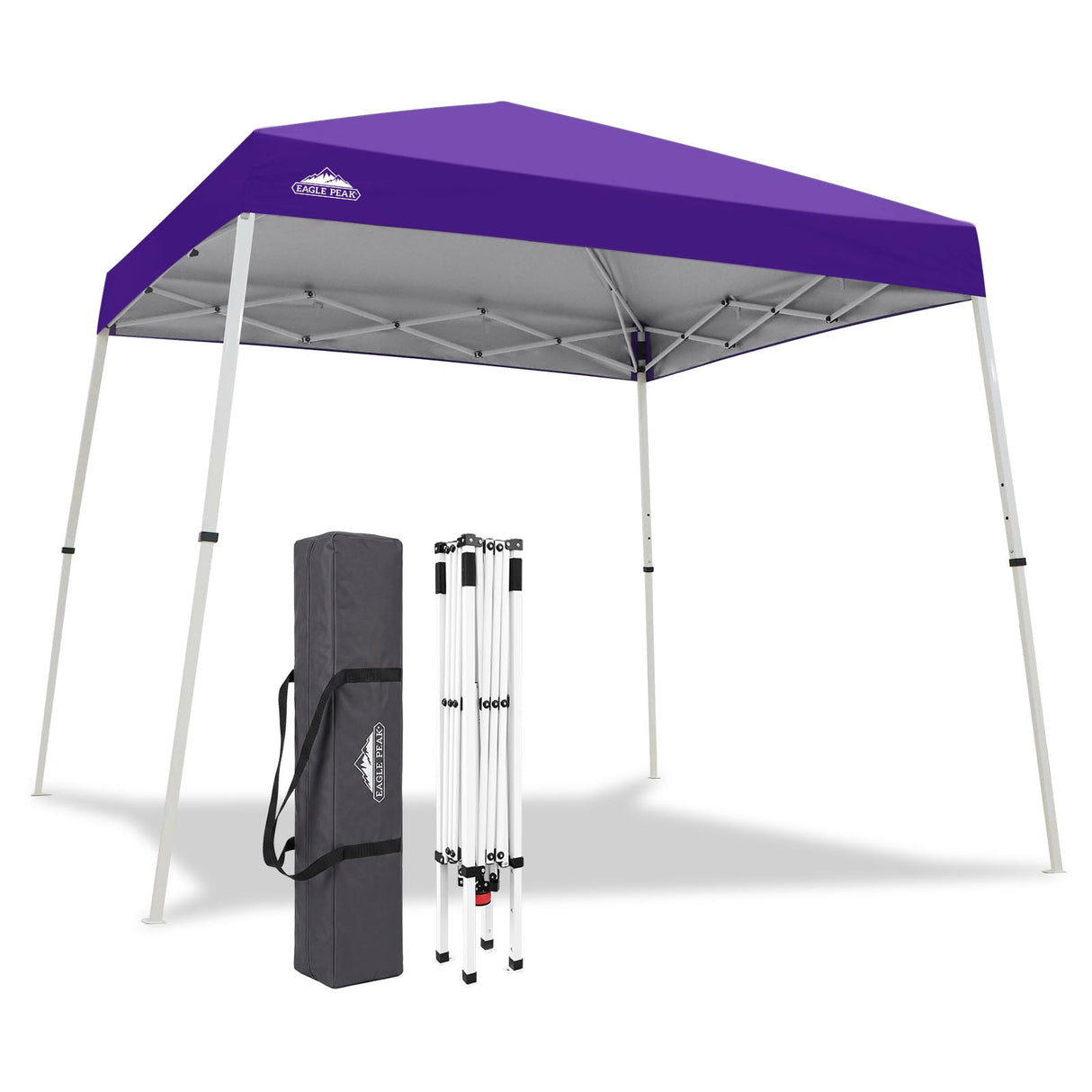 Slant Leg Pop up Canopy Tent, 10x10 Base 8x8 Top - Eagle Peak®