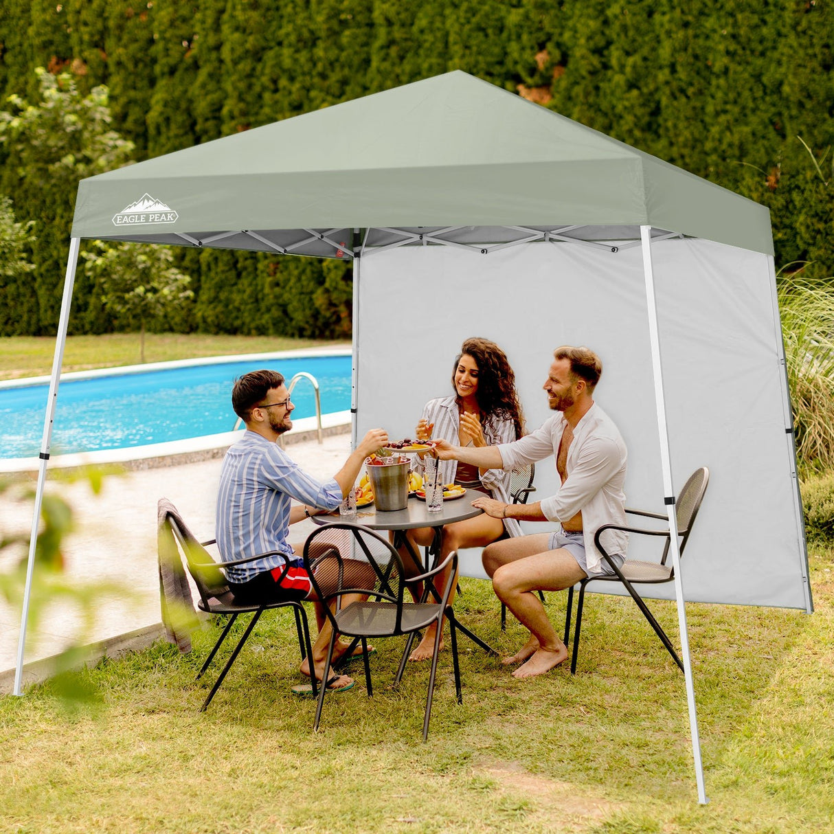 Sunwall / Sidewall for 10x10 Slant Leg Canopy Only, 1 Sidewall - Eagle Peak Custom Canopy Tent