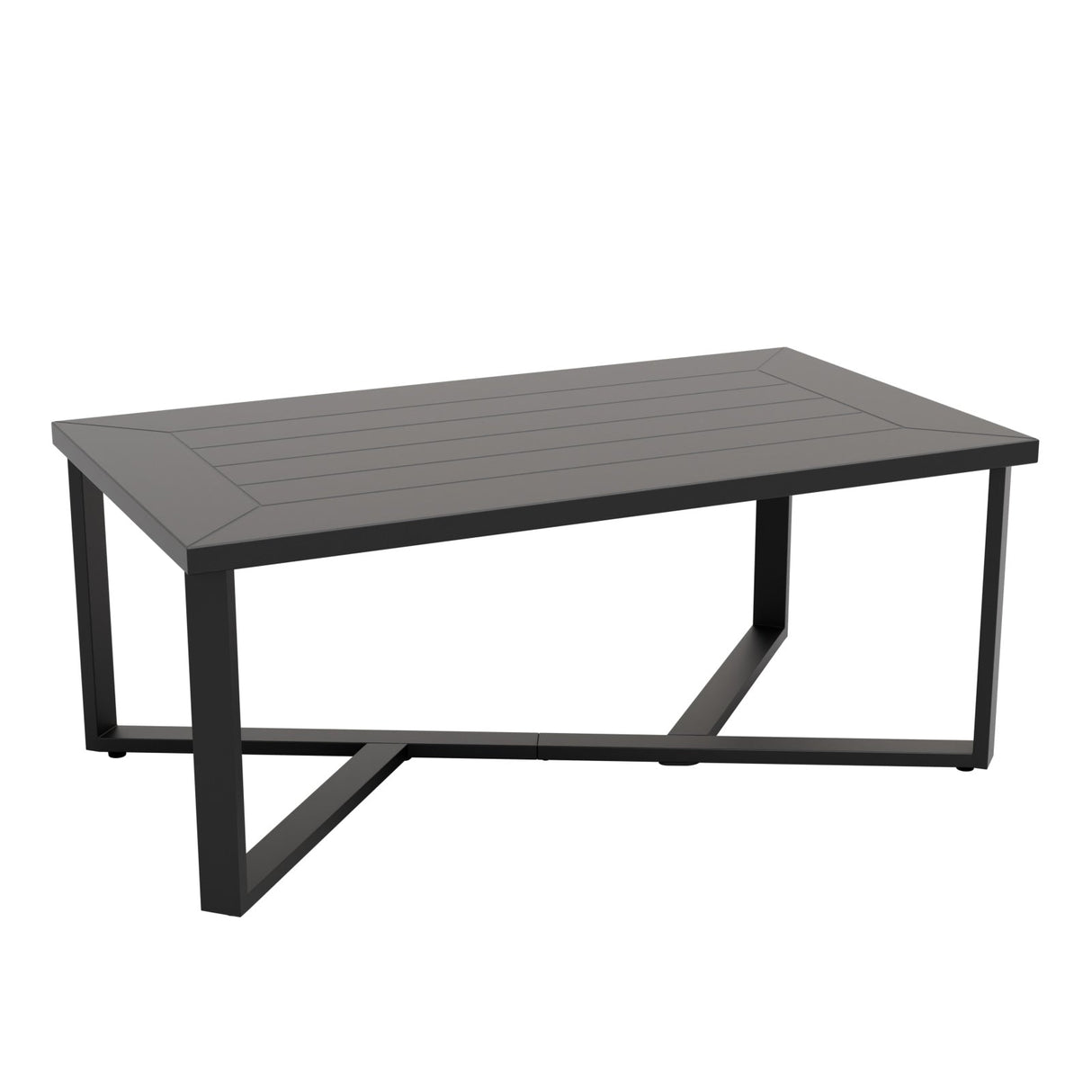 Urban Slate Modern Outdoor Coffee Table/Side Table, Black - Eagle Peak Custom Canopy Tent