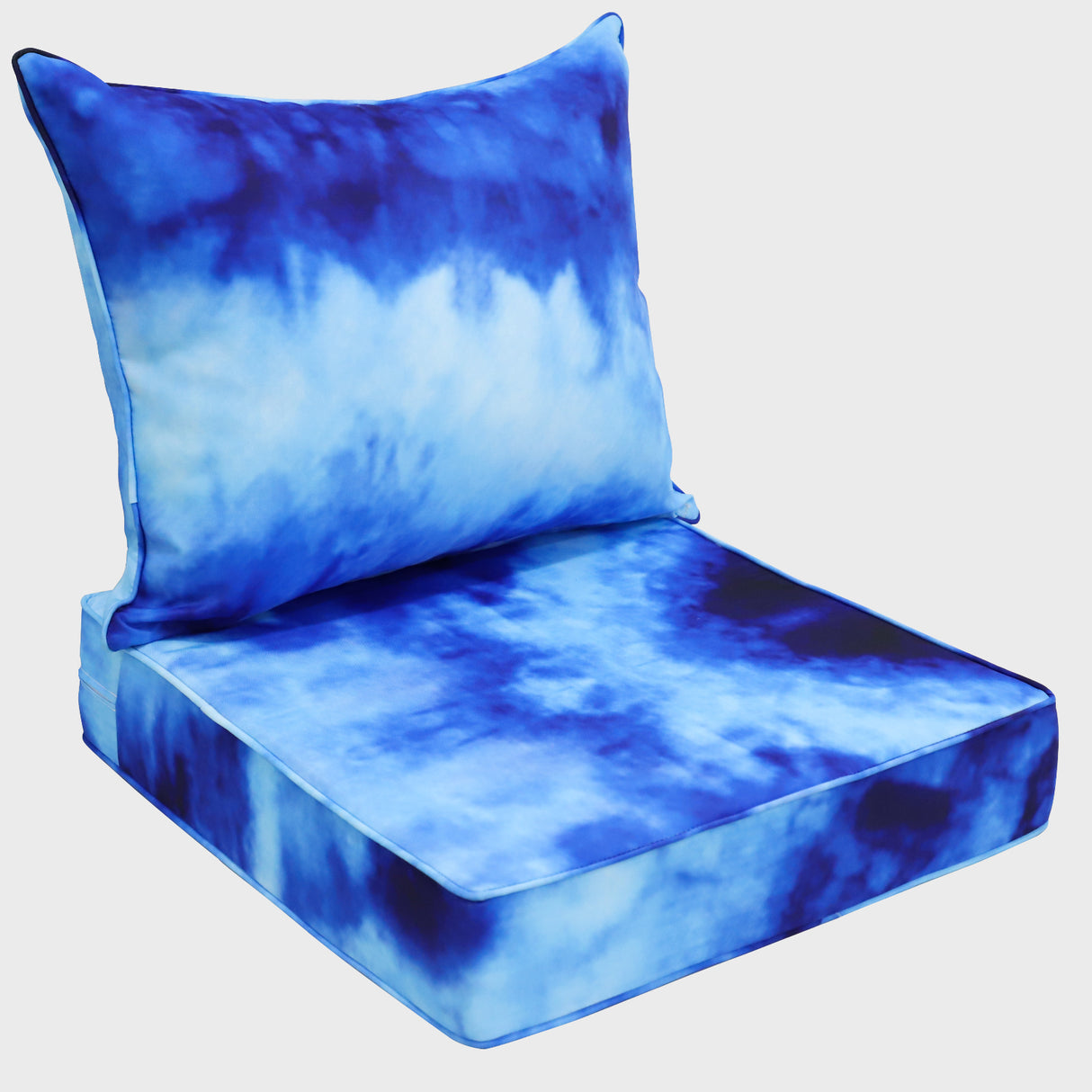 Outdoor Deep Seat Patio Seat Cushion Set, 25x25x5 inch, 2-Piece Back Chair Cushion, 1 Pack