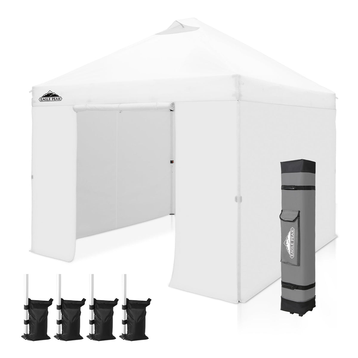 10' x 10' MarketPlace Canopies with Four Sidewall_MP100SW4 - Eagle Peak Canopy and Outdoor Products