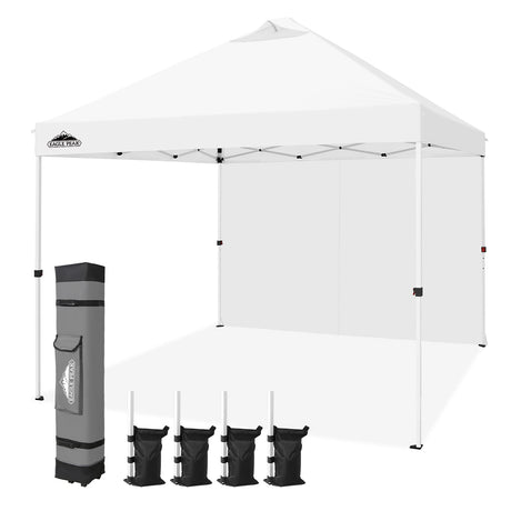 10' x 10' MarketPlace Canopies with one Sidewall_MP100SW1 - Eagle Peak Canopy and Outdoor Products