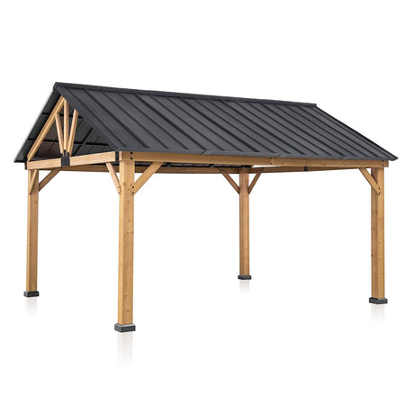 12 x 10 ft Wood Gazebo_WG120 - Eagle Peak Canopy and Outdoor Products