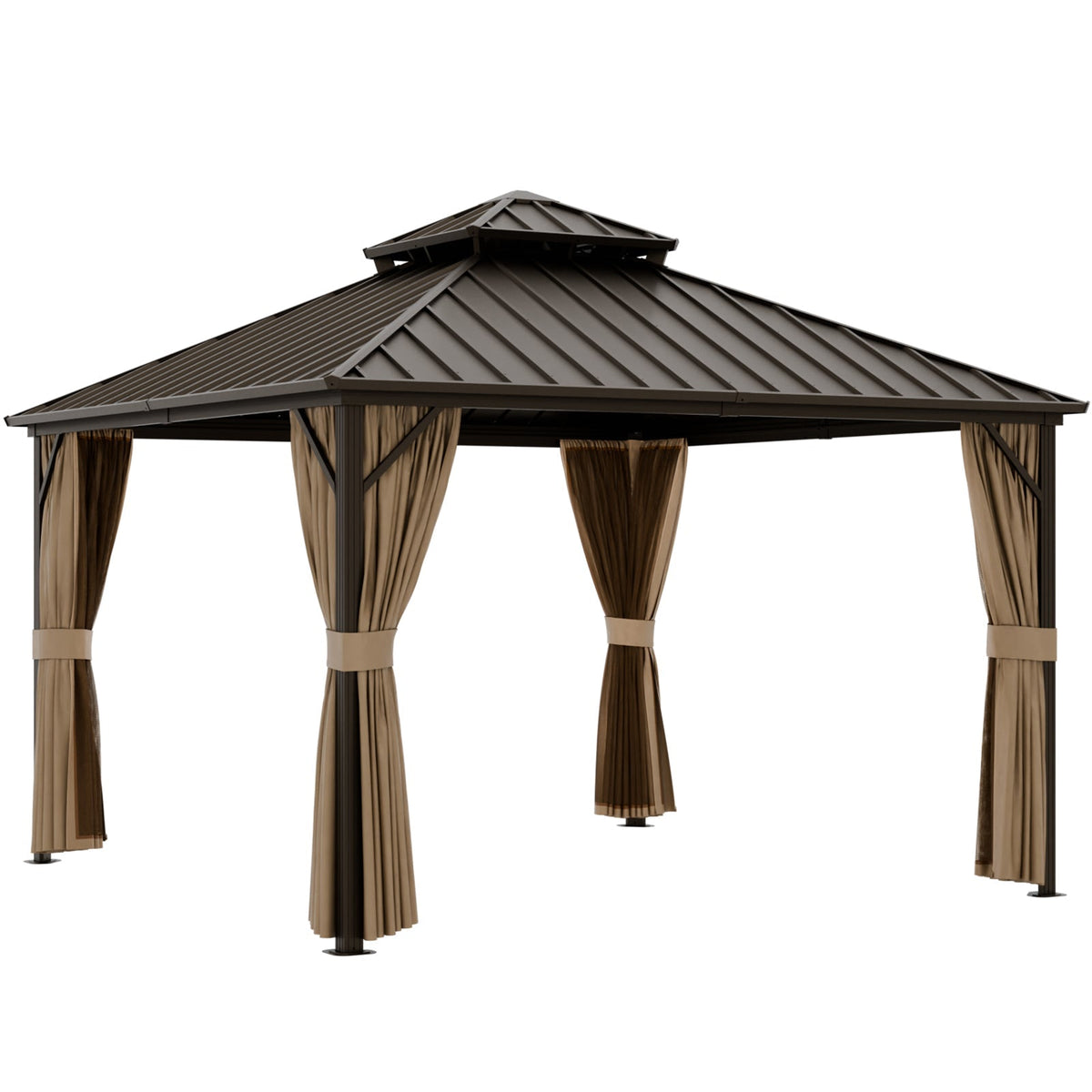 12x12 Hardtop Gazebo_GB01-144MW - Eagle Peak Custom Canopy Tent