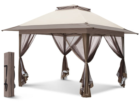 13x13 Pop-Up Gazebo w/ Mosquito Netting_E169MN - Eagle Peak Canopy and Outdoor Products