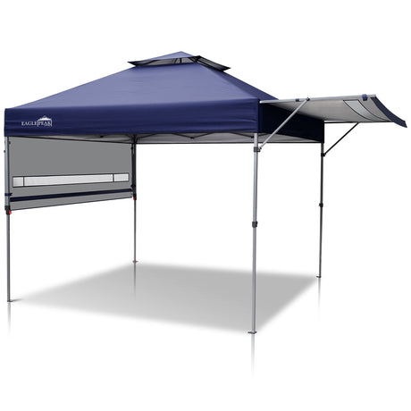 17' x 10' Pop up Canopy with Adjustable Dual Half Awnings_E170 - Eagle Peak Canopy and Outdoor Products