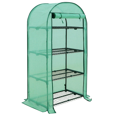 31.5”x17.7”x63.0” Mini Greenhouse_GHS4T - Eagle Peak Canopy and Outdoor Products