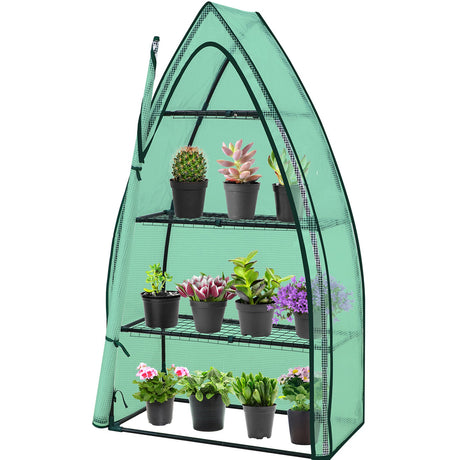 35.4”x17.7”x63.0” Mini Greenhouse _GHS4OL - Eagle Peak Canopy and Outdoor Products