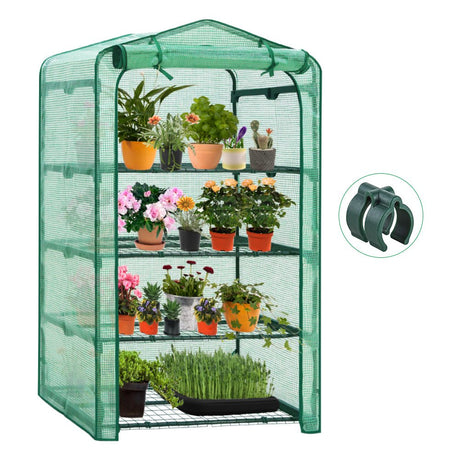 4 Tier Greenhouse 40’’ x 20’’ x 63.5’’_GHS5 - Eagle Peak Canopy and Outdoor Products