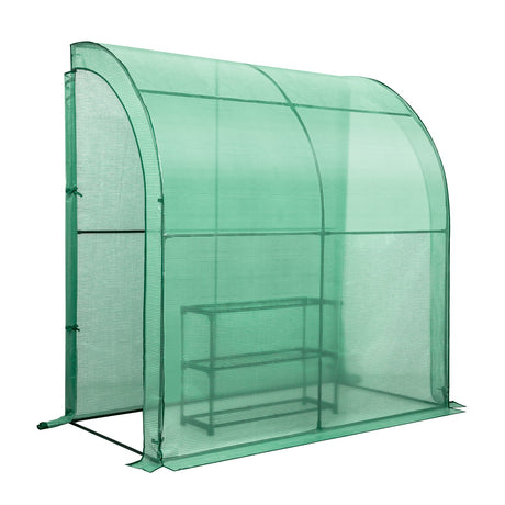 6.6’ x 3.3’ x 6.9’ Lean-to Greenhouse_GHS21 - Eagle Peak Canopy and Outdoor Products