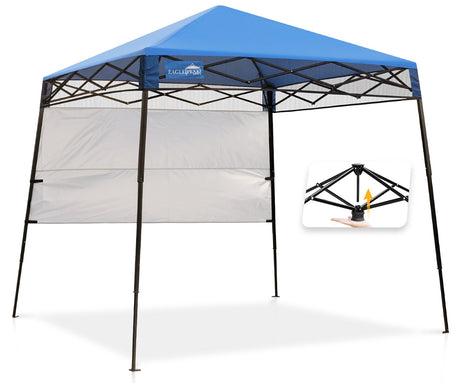 8'x8' Slant Leg Canopy w/ Backpack and Sidewall_DT36 - Eagle Peak Canopy and Outdoor Products