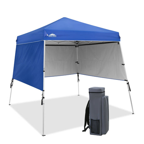 EAGLE PEAK Day Tripper 8x8 Aluminum Super-Lightweight Slant Leg Pop Up Canopy with 3 Removable Walls_DT36ALHW3 - Eagle Peak Canopy and Outdoor Products